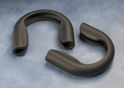 Components produced by plastic injection molding