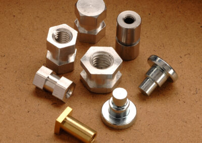 Collection of metal machined components