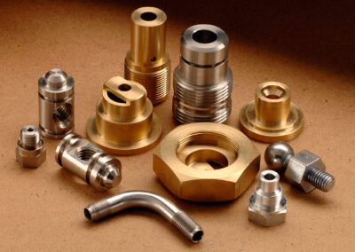 Collection of metal machined components