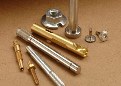 Collection of metal components produced by machining
