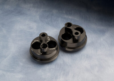 Metal component produced by machining