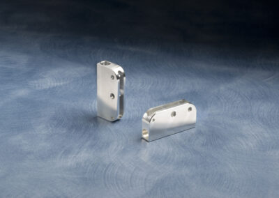 Metal component produced by machining