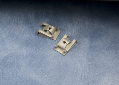 Metal component produced by stamping