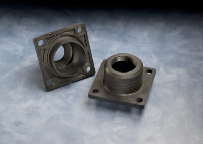 Components produced by plastic injection molding