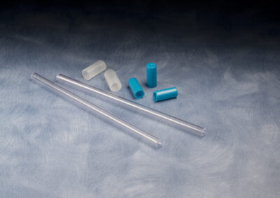 Components produced by plastic injection molding