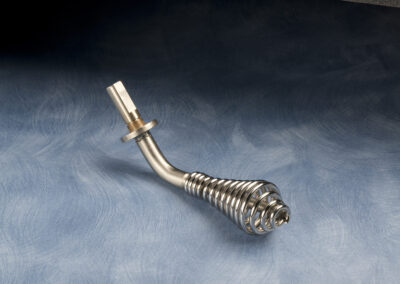 Metal component produced by machining