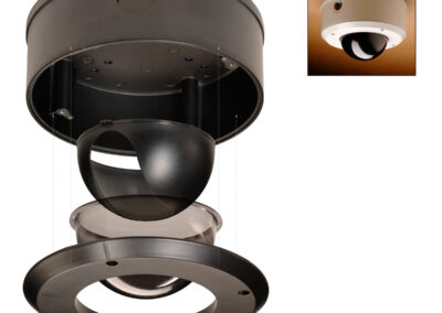 Security camera housing assembly